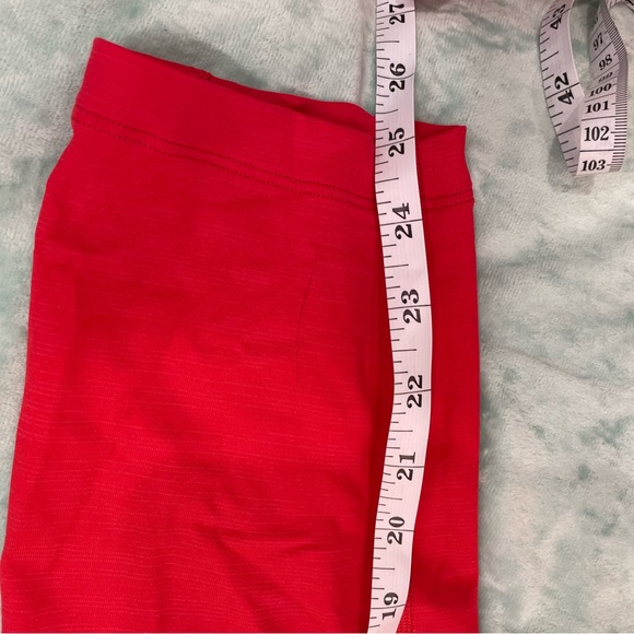 Outdoor Voices TechSweat Leggings 7/8 Red XL - Picture 4 of 5